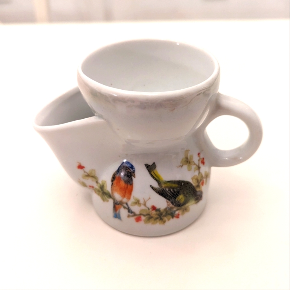 VTG Shaving Mug with Birds